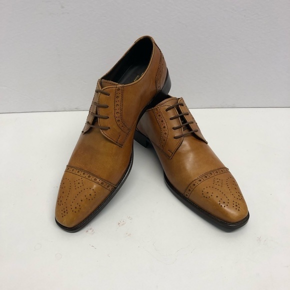 Duca shoes tan captoe leather calf oxford - Picture 2 of 4